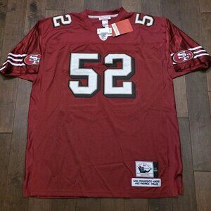 Patrick Willis SanFrancisco 49ers Mitchell Ness NFL Throwbacks Jersey NWT 58 3XL
